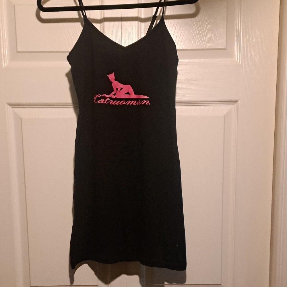 πββ¬Black Catwoman Nightdressπββ¬ Adjustable straps Is cute and sexy